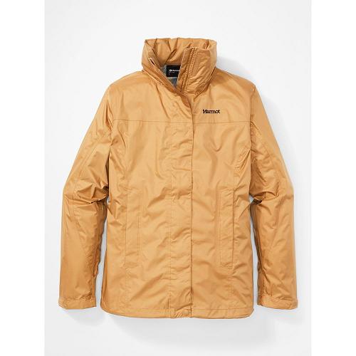 Marmot Rain Jacket Yellow NZ - PreCip Eco Jackets Womens NZ6841395